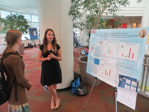 students at symposium